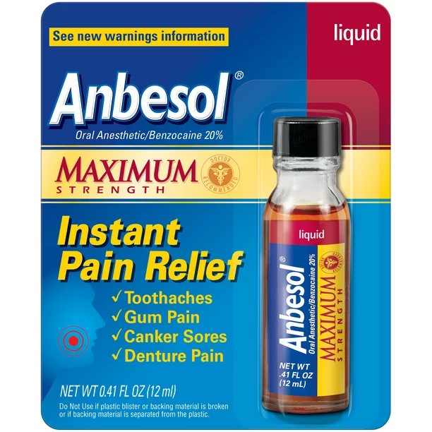 Anbesol liquid tooth