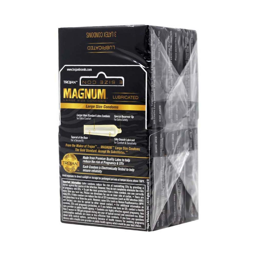 Trojan Condoms:Large Size Lubricated