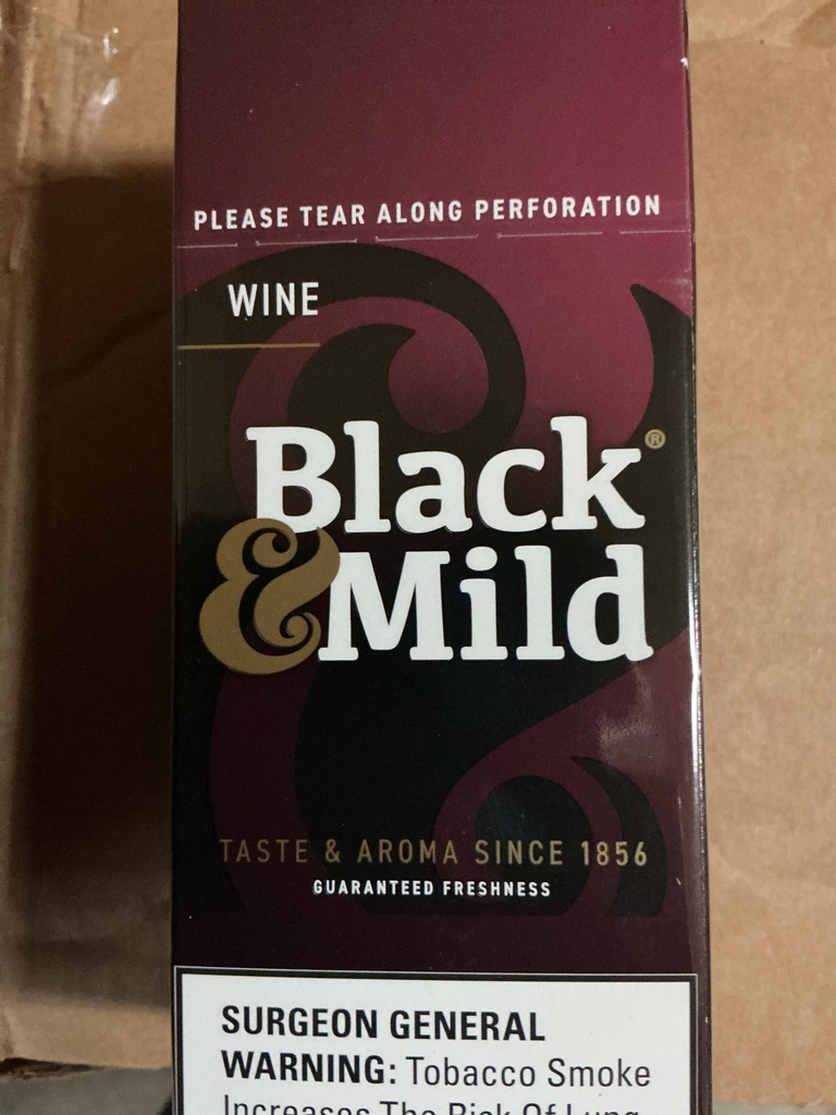 Black and mild wine loose