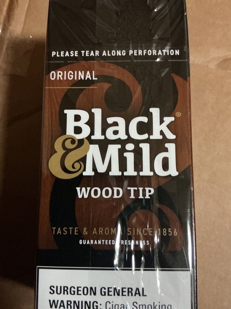 Black and Mild original Wood tip
