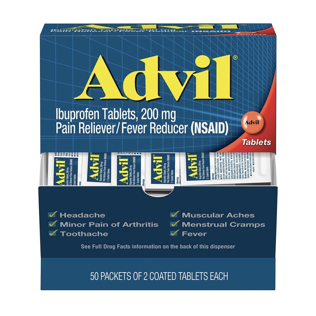 Advil Ibuprofen Tablets 200 mg