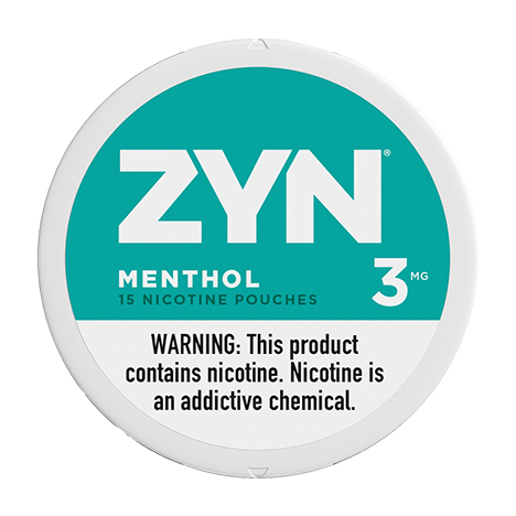 ZYN Menthol 3mg 5 Pack menthol